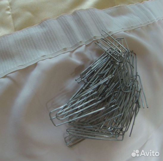 Шторы 4 шт (персиковый, желтый цвет)