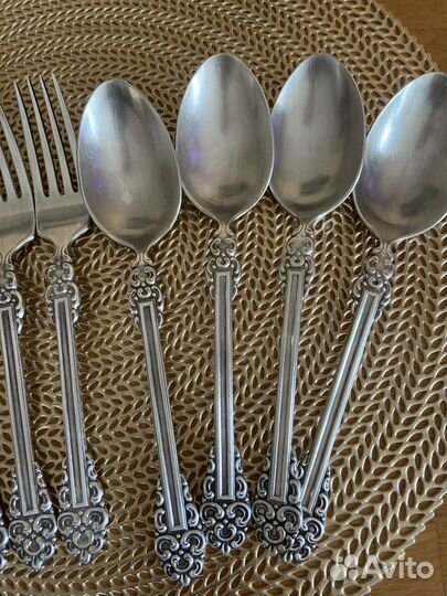 Набор столовых приборов мельхиор СССР