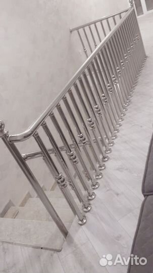 Ограждения, перила лестниц из нержавейки