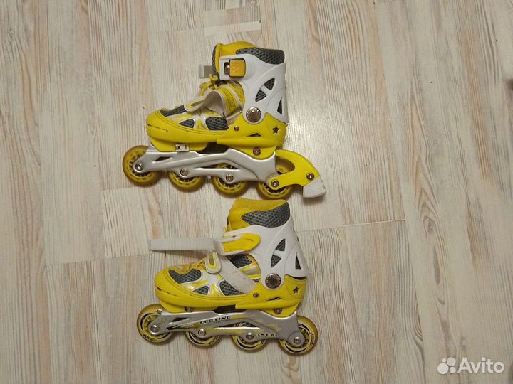 Роликовые коньки детские раздвижные
