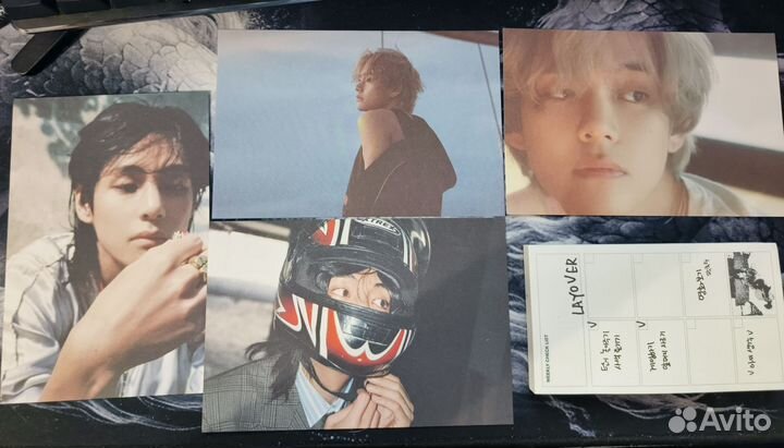 Карты и фотобуки Техен Bts