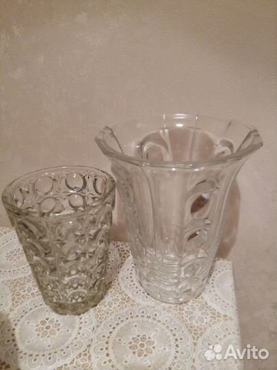 Вазочки, бутыли, графины СССР