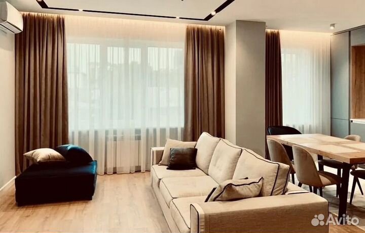 Штора из вуали молочного цвета 700х290