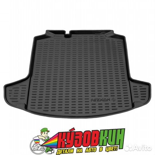 Коврик багажника Skoda Rapid 14 -Н.В. с карманами