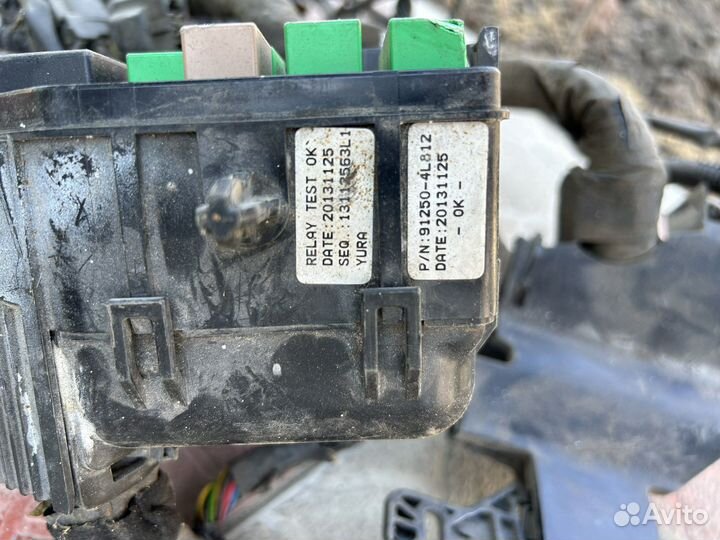 Проводка моторного отсека hyundai solaris