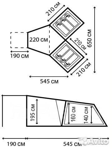 Палатка Nordway Family Dom 6