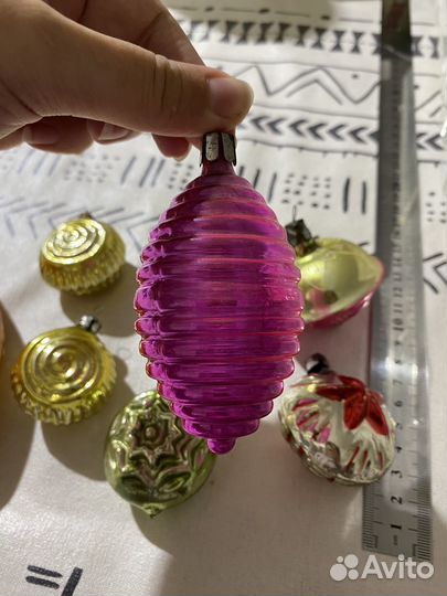 Елочные игрушки секло СССР