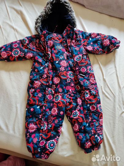Зимний комбинезон для девочки 86