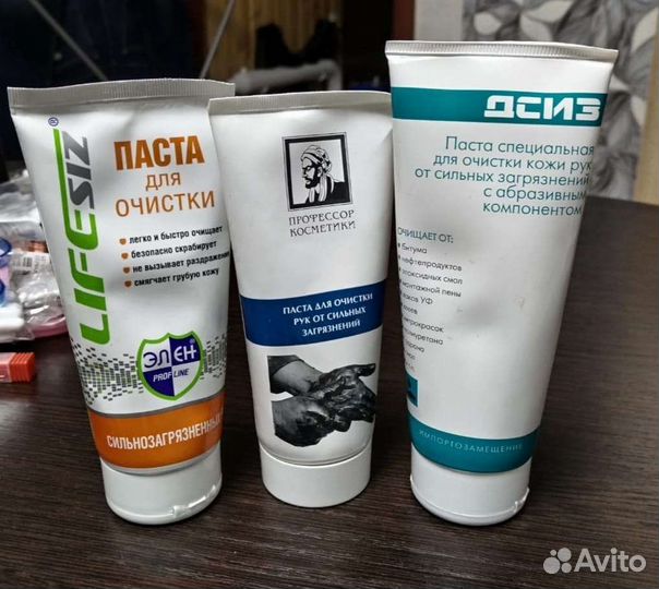 Очищающая паста для рук и рукавицы