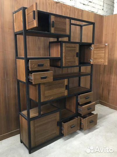 Стеллаж в стиле лофт