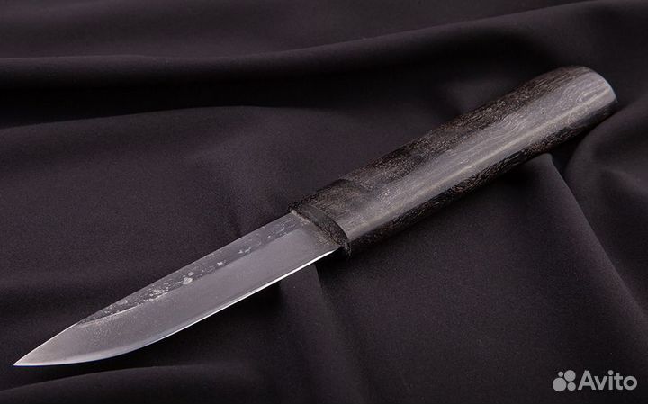 Нож охотничий из стали к340 с деревянным чехлом