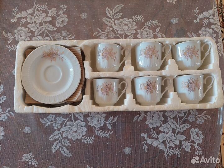 Кофейные сервизы, новые, Yamasen 24ct Gold