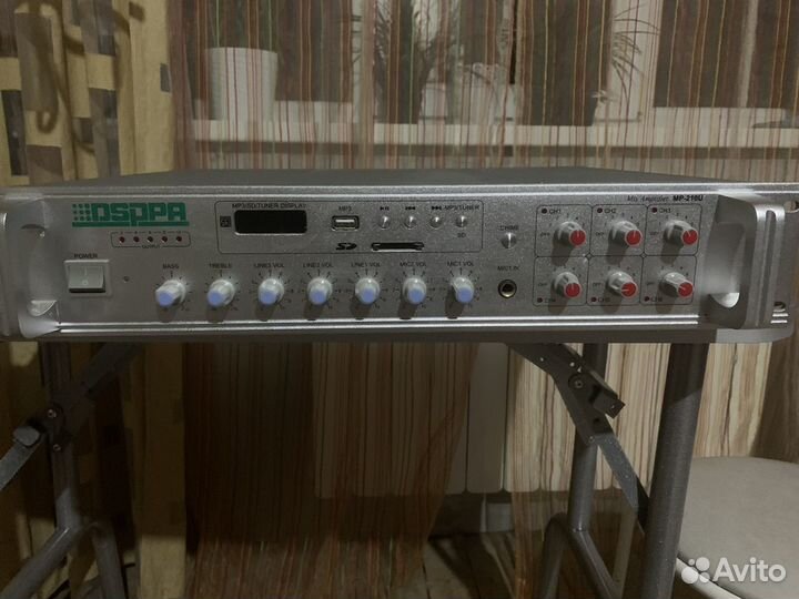Dspp MP -210U микшер уселитель