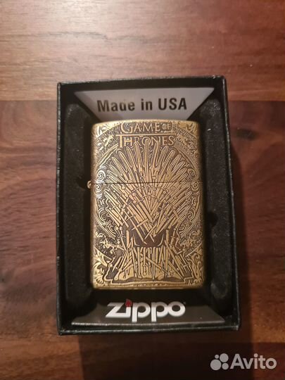 Zippo. GOT. 18 г. Коллекционная. Редк. NEW
