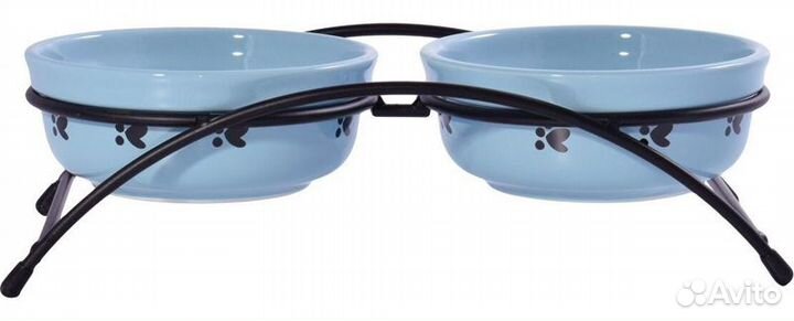 Миска Mr.Kranch керамическая двойная на подставке