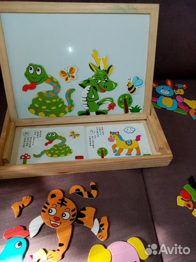 Пазлы магнитные