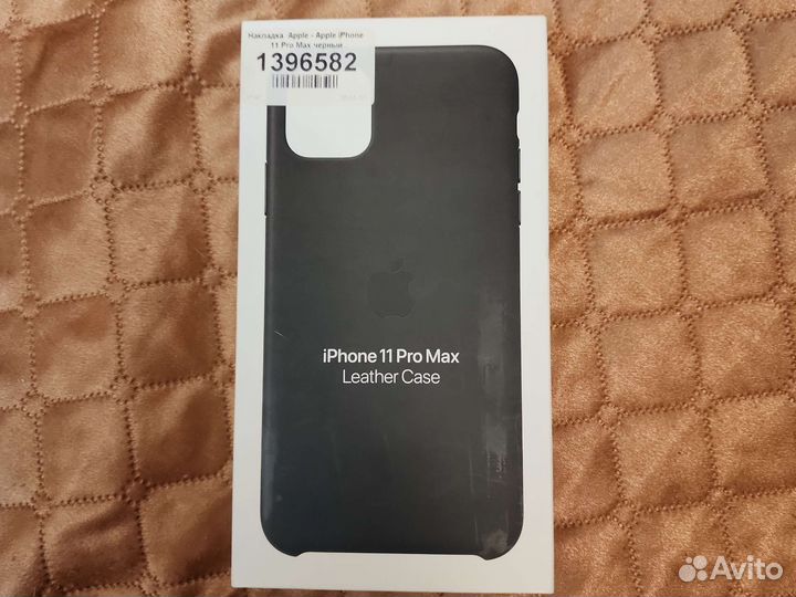 Оригинальный кожаный чехол iPhone 11 pro max