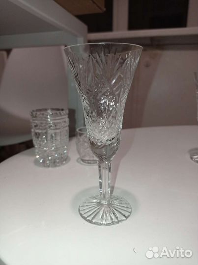 Рюмки, стопки, фужеры хрусталь СССР