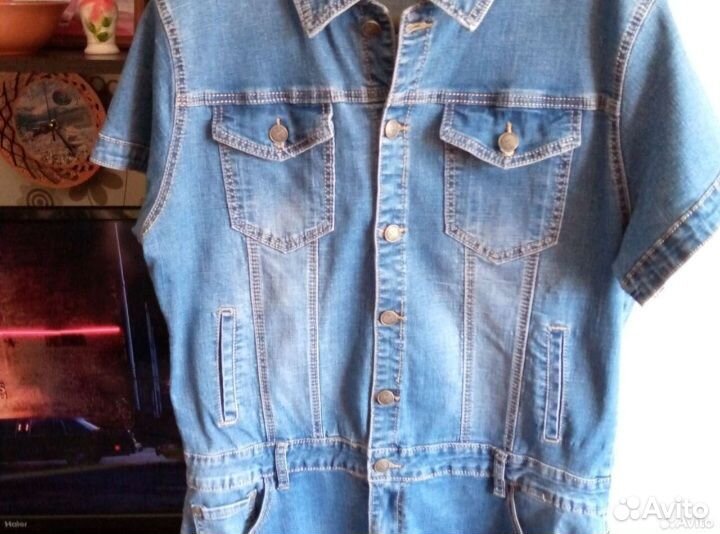 Джинсовое платье