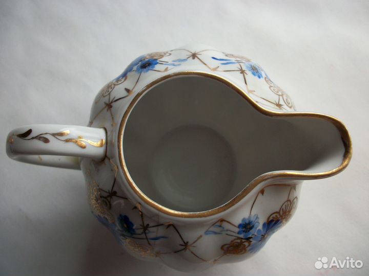 Молочник сливочник лфз, Васильки, золотая сетка