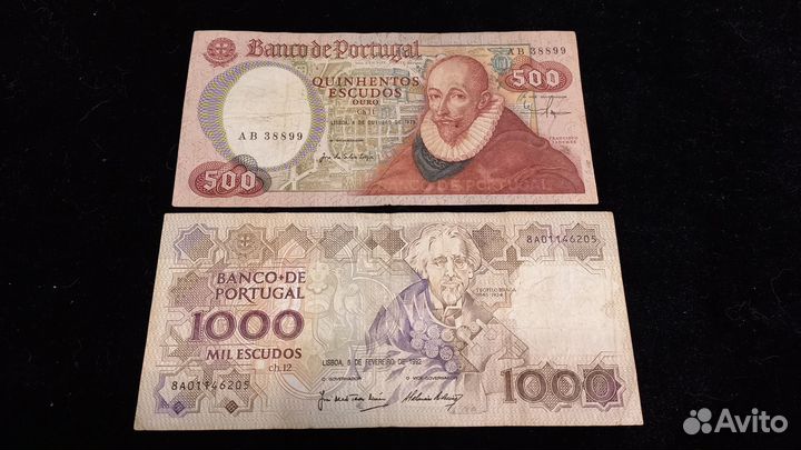 Португалия,Китай,Япония,Ангола банкноты