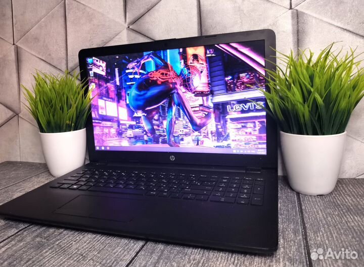 Современный Ноутбук HP/AMD/4GB/SSD 256/full HD
