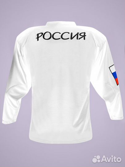 Хоккейный свитер тренировочный - белый