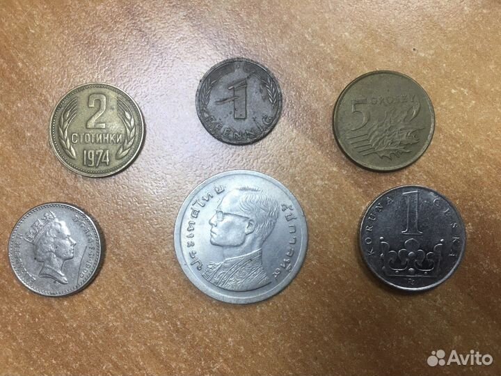 Монеты разные