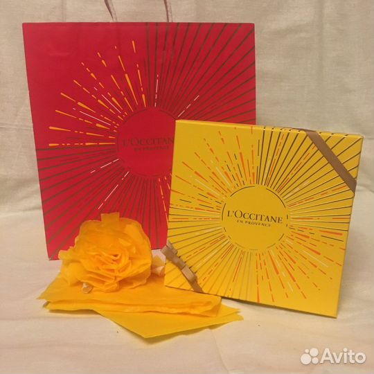Локситан брендовый пакет коробка L’occitane