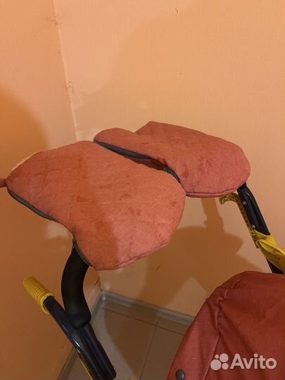 Коляска санки складные на колёсах