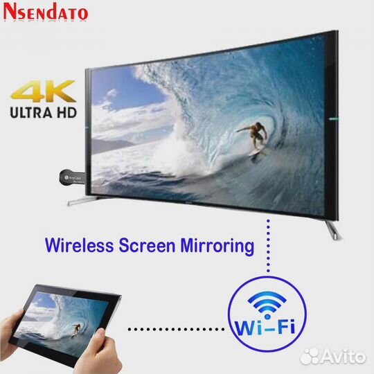 Адаптер Wi-Fi дисплей AnyCast M100 2.4G 4K