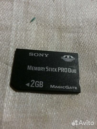 Карта памяти Sony Memory Stick Pro Duo 2gb