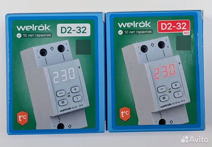 Реле контроля напряжения Welrok D32