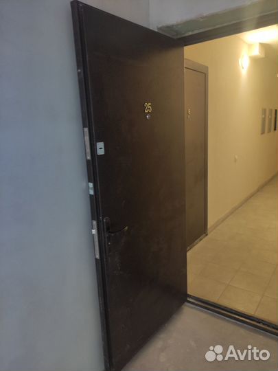 Дверь входная металлическая от застройщика