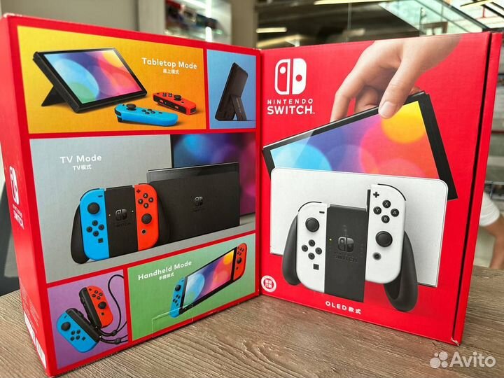 New Nintendo Switch Oled Прошитая + 128gb