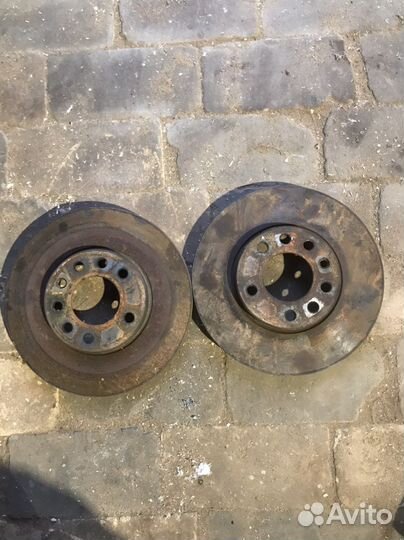 Диск тормозной передний Опель Астра G 5 болтов