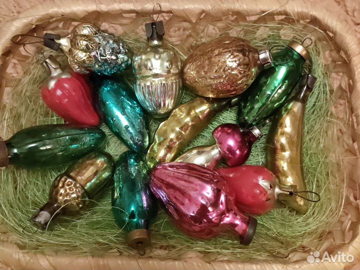 Елочные игрушки СССР