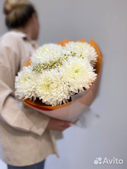 Букет хризантема цветы доставка Flowers124