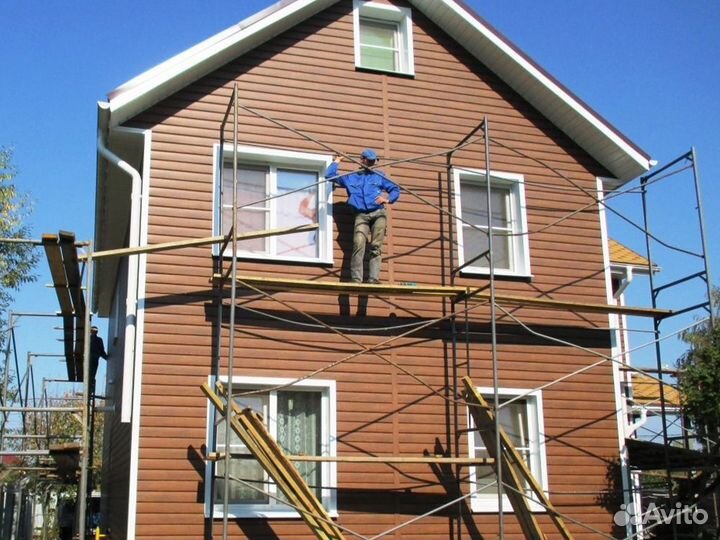 Установка фасада под ключ