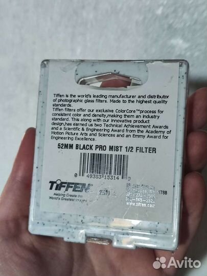 Фильтр Tiffen Black Pro Mist 1/2 52мм оригинал