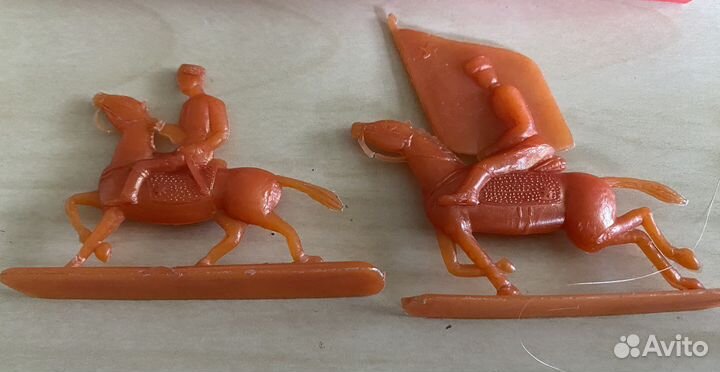 Солдатики пластмассовые СССР конные