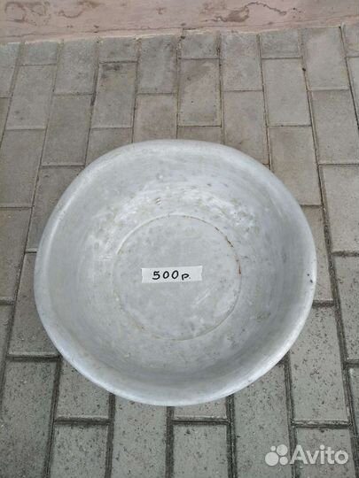 Таз алюминиевый эмалированный