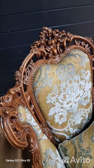 Комплект мягкой мебели. Барокко. Антиквариат