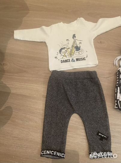 Костюм детский жилетка брюки и водолазка 68-74