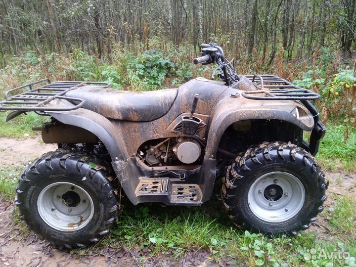 Квадроцикл 4х4 500 куб на полном ходу