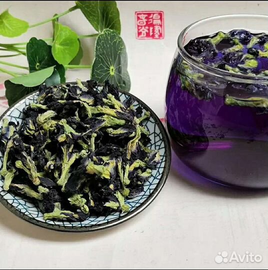 Анчан, синий чай, тайский чай