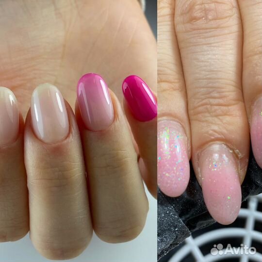 Маникюр,педикюр,покрытие гель-лак,Наращивание