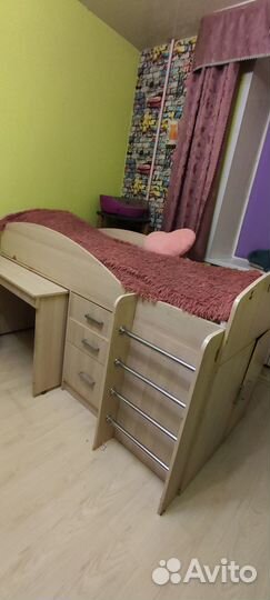 Кровать чердак