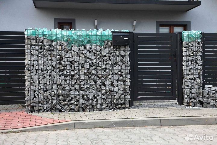 Габионы для забора. Сетка для габионов