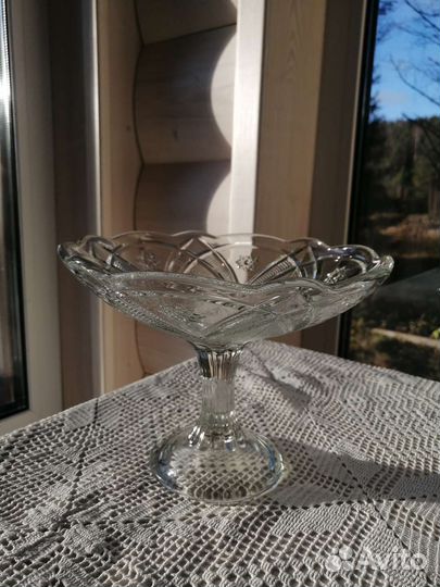 Винтажная фруктовница, ваза, конфетница